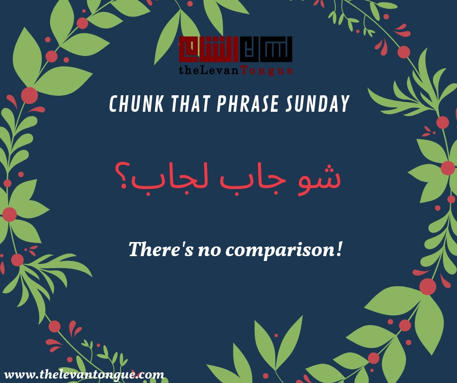 learn levantine arabic phrases